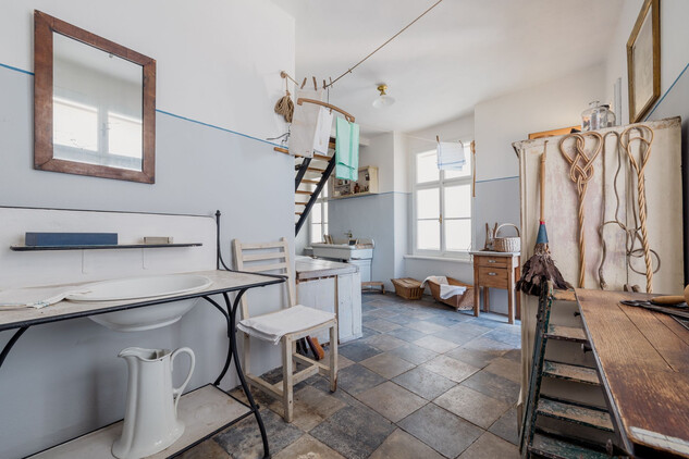 Zámek Slatiňany, pracovna komorníka, foto NPÚ, nepodléhá CC