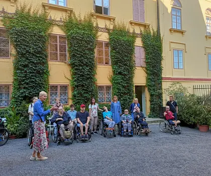 Prohlídky v rámci projektu Památky bez bariér na zámku Slatiňany