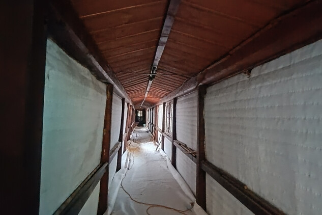 Rekonstrukce spojovací chodby do kostela, nepodléhá CC